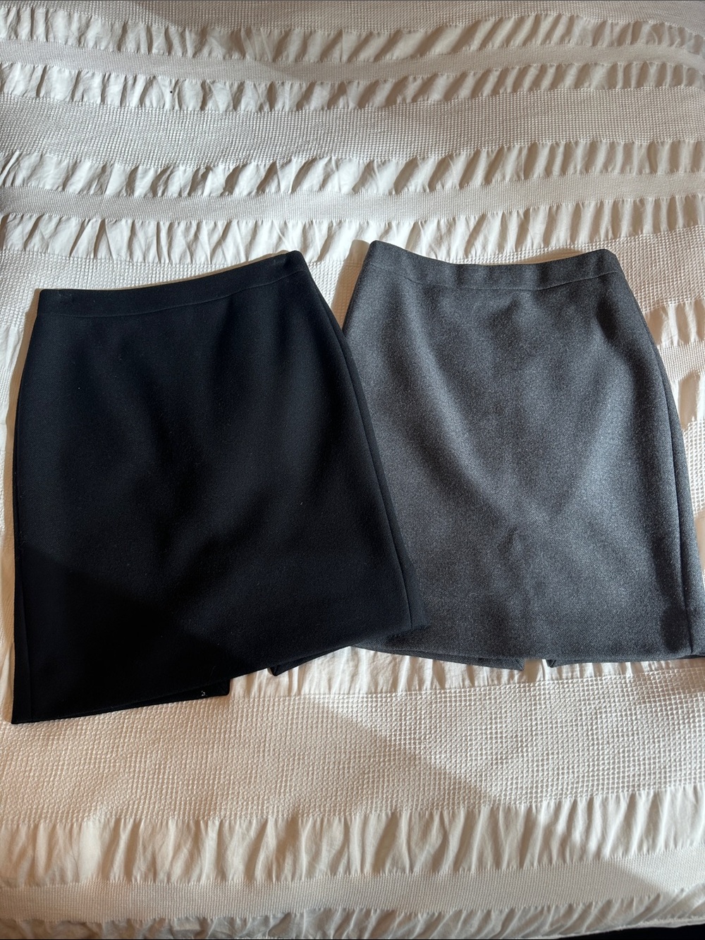 Classic Black and Gray Jcrew Pencil Skirts size 0